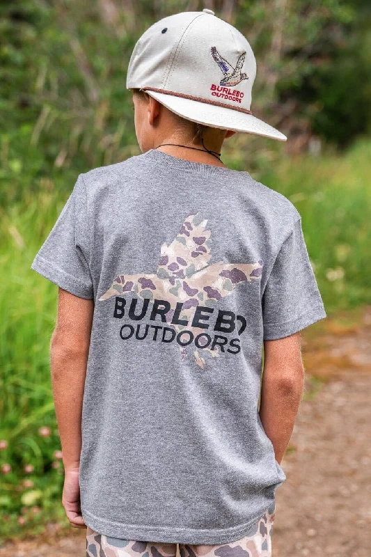[Burlebo] Youth Pintail Diving Duck SS Tee Elasticated Padded Insulated