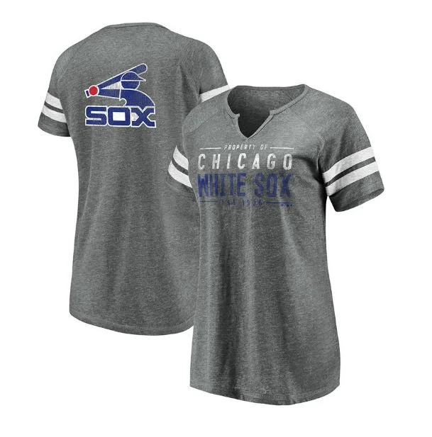 Chicago White Sox MLB Ladies Fanatics Traditional V-Neck Cooperstown T-shirt Cozy Warm Stylish Chicago White Sox MLB Ladies Fanatics Traditional V-Neck Cooperstown T-shirt Cozy Warm Stylish