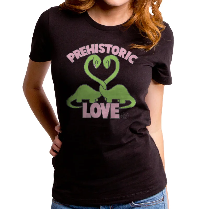 Prehistoric Love Women's T-Shirt Chenille Fabric Brocade Fabric Lace Fabric