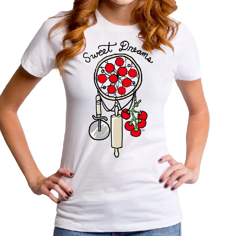Sweet Dreams Women's T-Shirt Fleece Nylon Spandex