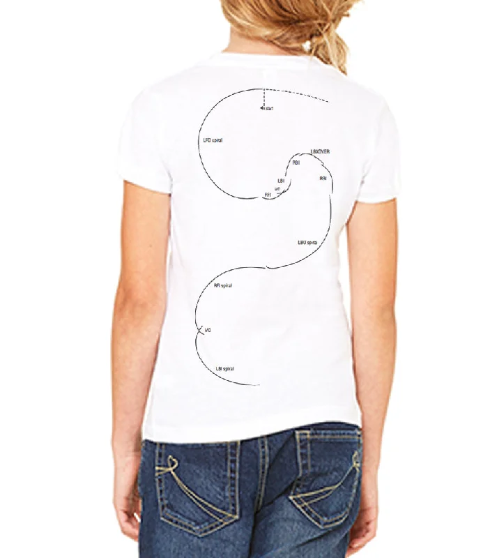 Intermediate MIF Tee (Youth) Striped Floral Plaid