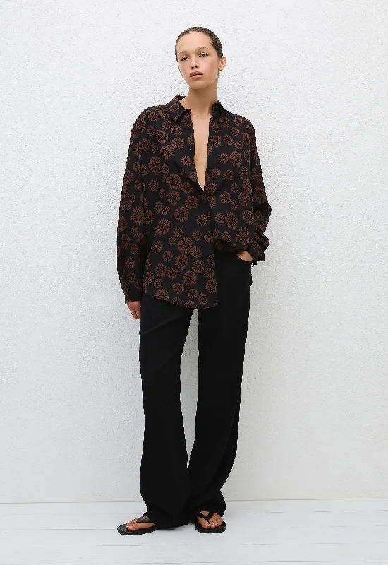 Long Sleeve Silk Shirt - Panama Fitted T-Shirt Seamless Stretchy