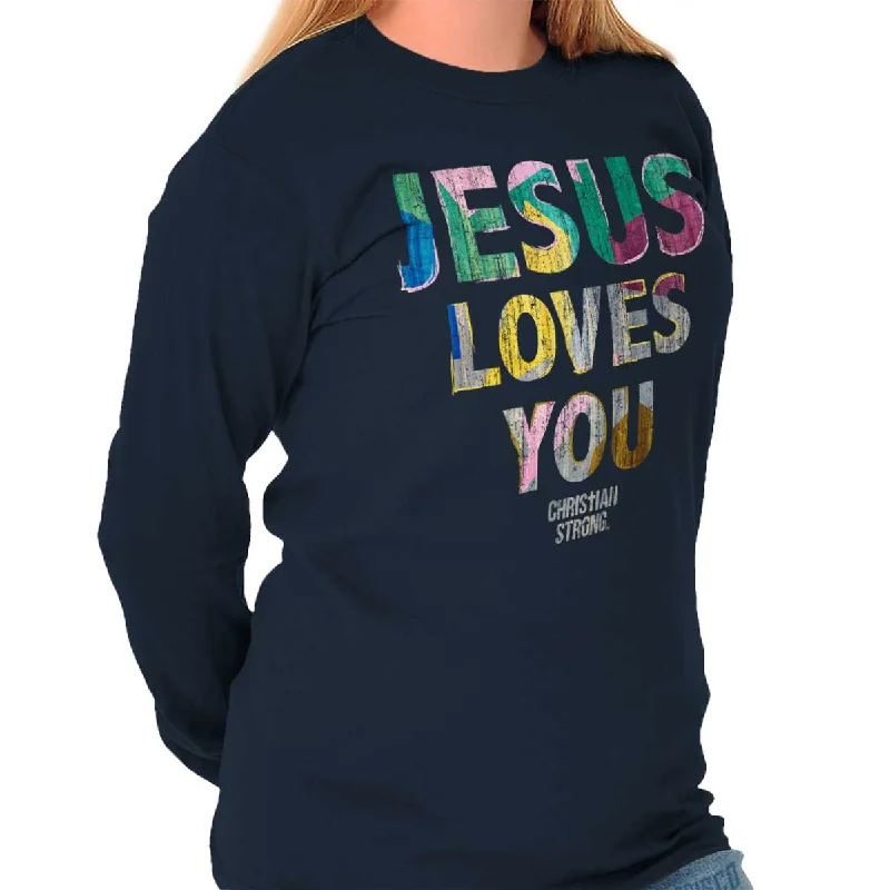 Loves You Long Sleeve T-Shirt Modern Contemporary Chic