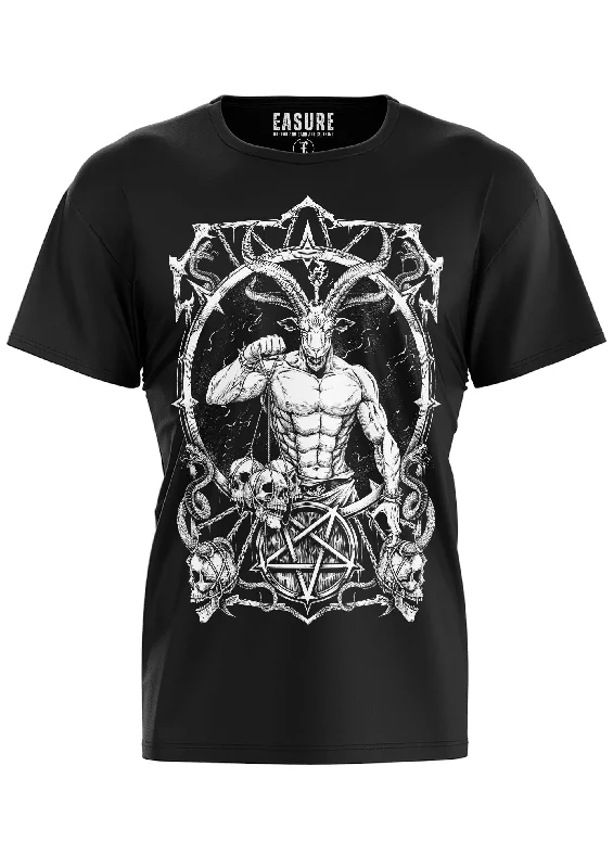 MASTER OF DARKNESS - SHIRT Jersey Fabric Tulle Fabric Batik Fabric