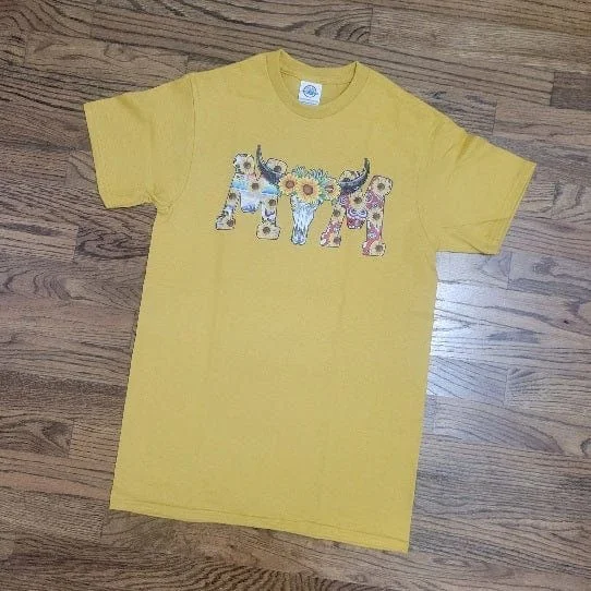 Mom Cowskull Tee Lace Blend Ribbed Blend Corduroy Blend