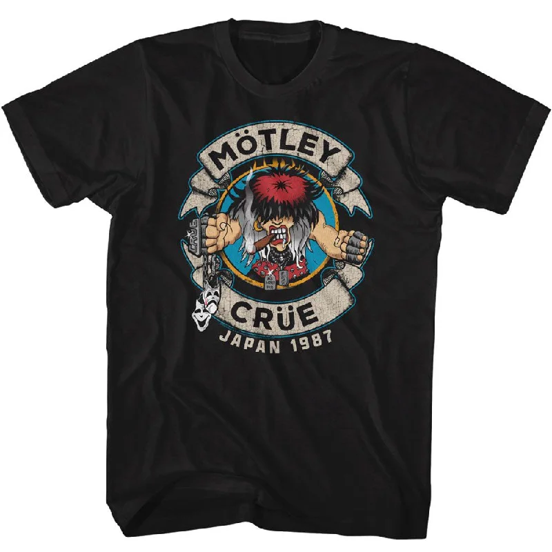 MOTLEY CRUE Eye-Catching T-Shirt, Allister Print Jacquard Patchwork