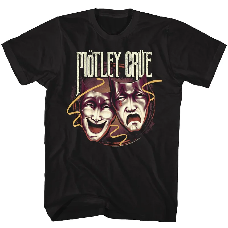 MOTLEY CRUE Eye-Catching T-Shirt, Theatre Hooded Caped Shawl Collar