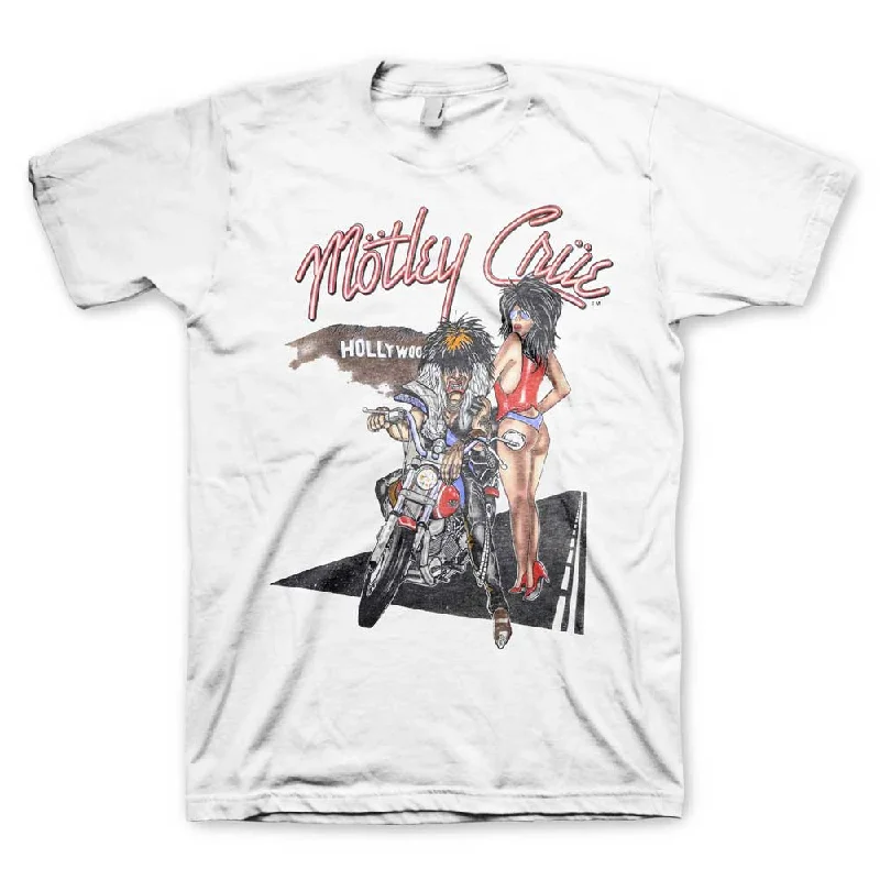 MOTLEY CRUE Top Tier T-Shirt, Alister 87 Collared Crew Neck Turtle Neck