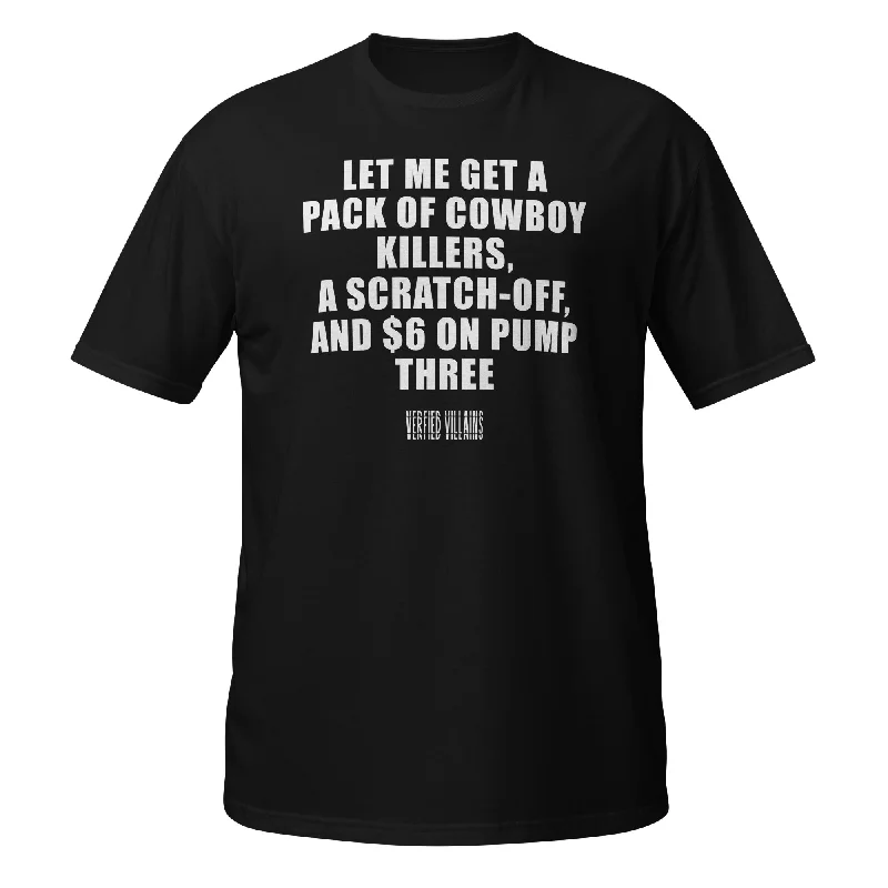 Shirt - Unisex: Verified Villains - Let Me Get Hooded Caped Shawl Collar
