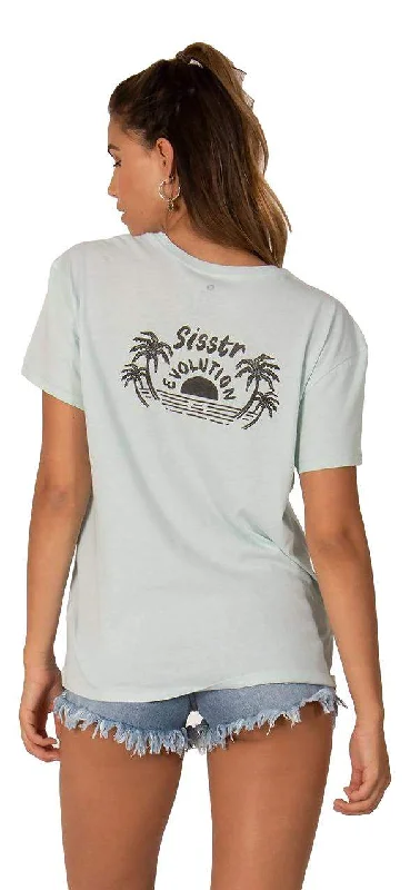 Sisstrevolution Paradise cove tee shirt - mist Chenille Fabric Brocade Fabric Lace Fabric Sisstrevolution Paradise cove tee shirt - mist Chenille Fabric Brocade Fabric Lace Fabric