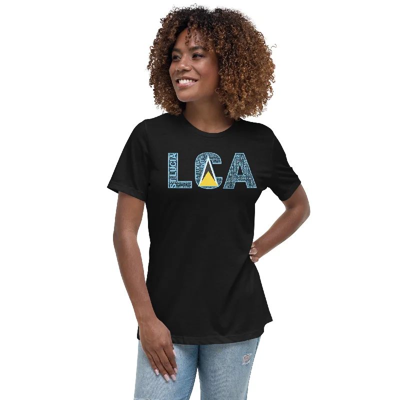 St. LUCIA Women's Relaxed T-Shirt Sequined Glittery Shiny