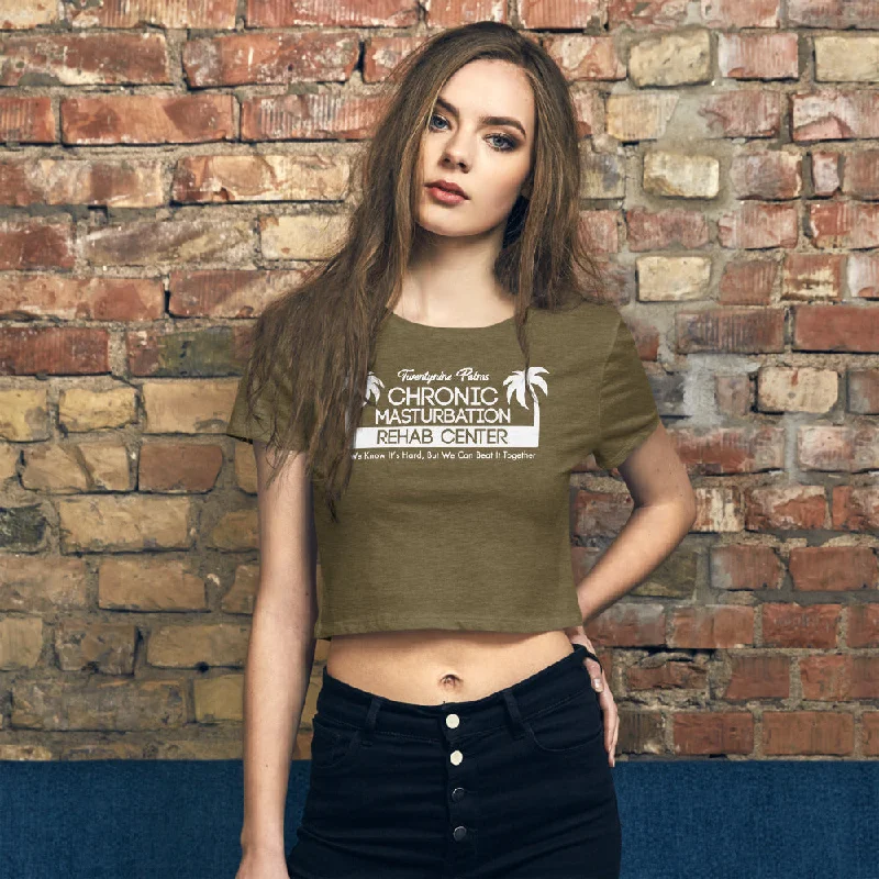 Twentynine Palms Women’s Crop Tee Fleece Fabric Down Fabric Feather Fabric