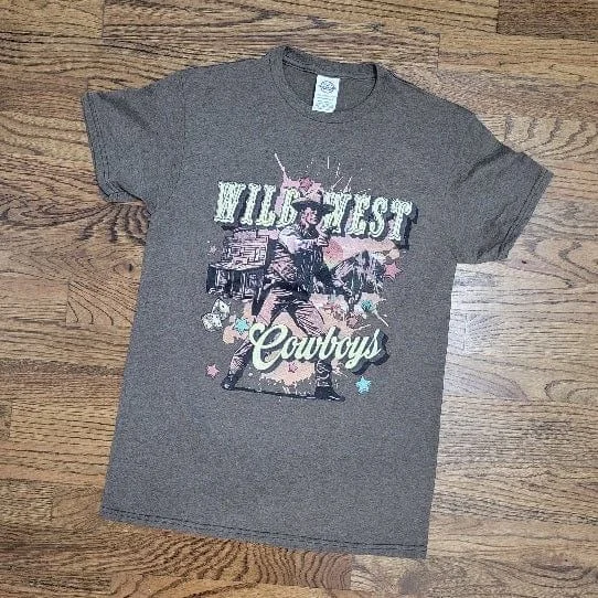 Wild West Cowboys Tee Modern Contemporary Chic