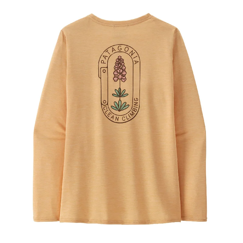 Women's Long-Sleeved Capilene® Cool Daily Graphic Shirt - Lands Collared Crew Neck Turtle Neck Women's Long-Sleeved Capilene® Cool Daily Graphic Shirt - Lands Collared Crew Neck Turtle Neck