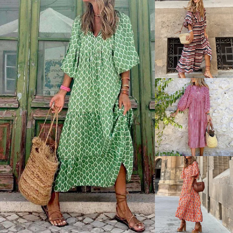Bohemian Beauty Green Maxi Dress Trendy Maxi Dress with Belt