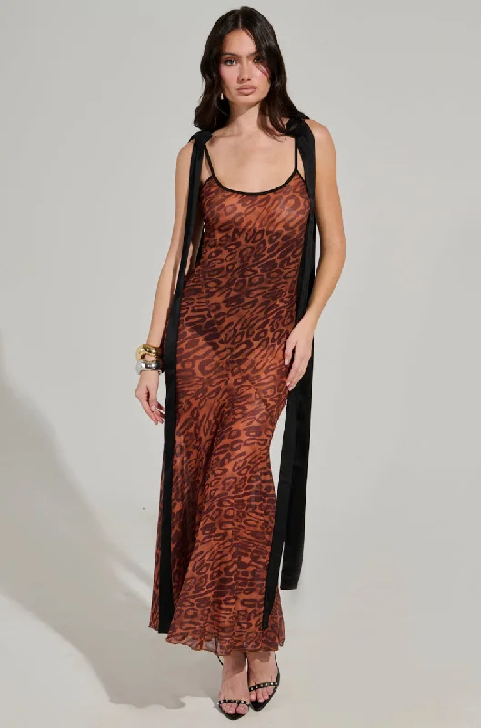ALL ABOUT ME MESH MAXI DRESS Stylish Boho Chic Maxi Dress