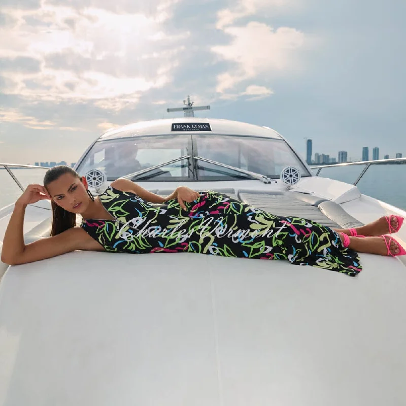 Frank Lyman Abstract Print Maxi Dress - Style 256189 Comfortable Bohemian Maxi Dress Frank Lyman Abstract Print Maxi Dress - Style 256189 Comfortable Bohemian Maxi Dress