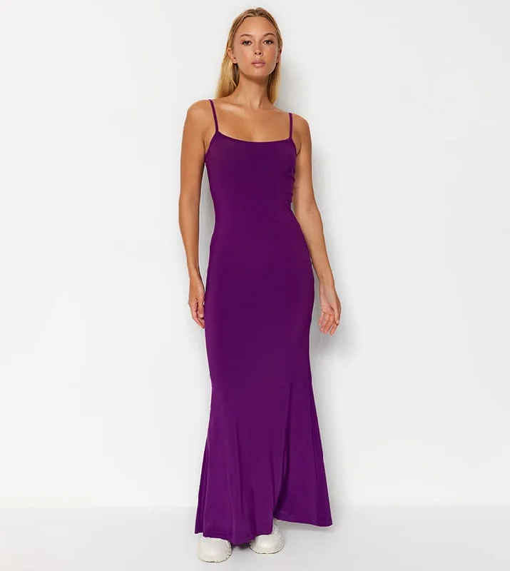 Solid Strappy Maxi Dress K58749687 3XL Classic V-Neck Maxi Dress