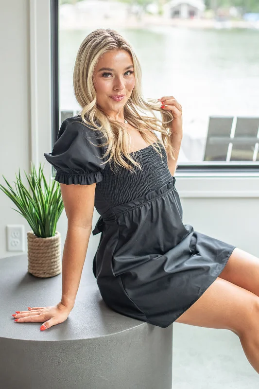 Broken Heart Mini Dress Fashionable Mini Dress with Pockets