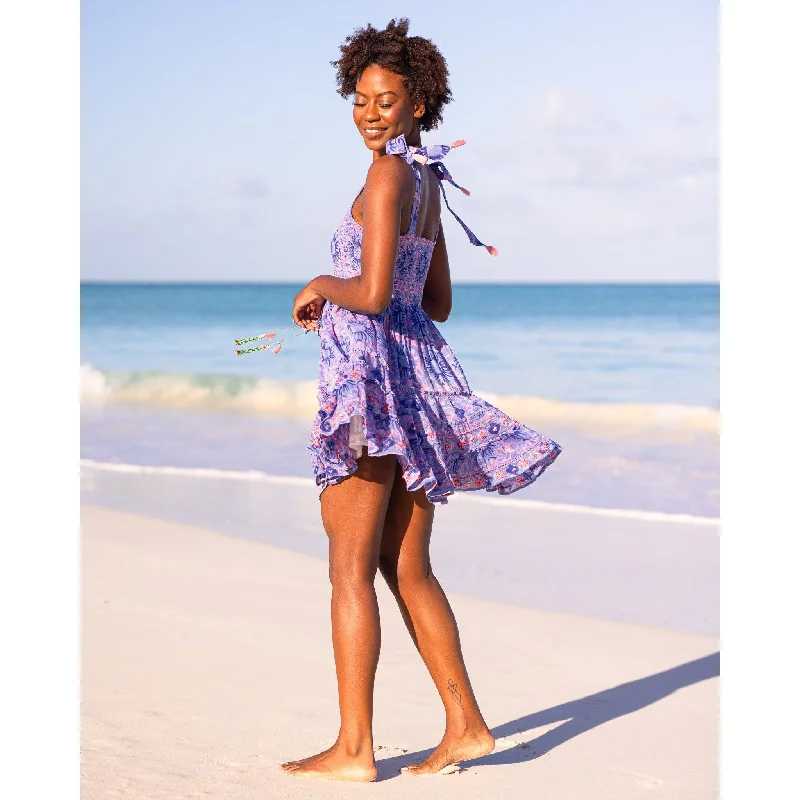 Charlie Mini Dress Chic Tropical Mini Dress