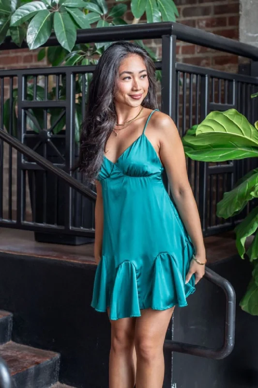 Emerald City Mini Dress Fashionable Lace Mini Dress