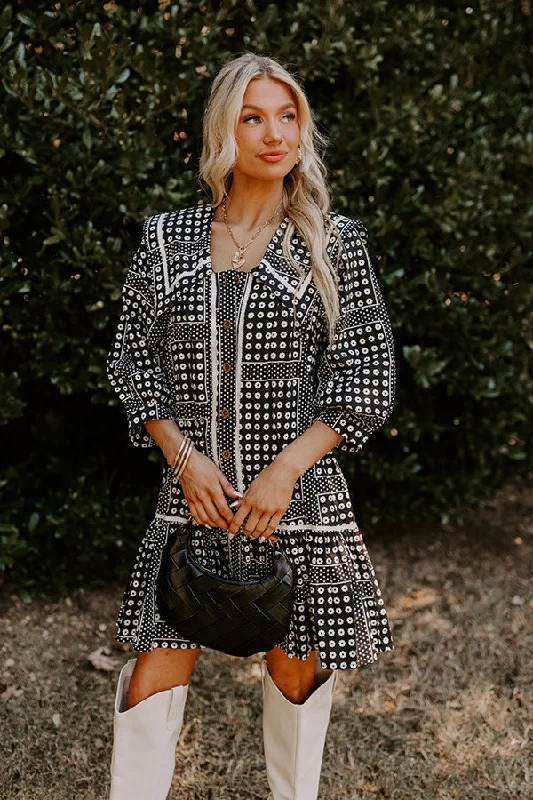 Pair With A Smile Floral Mini Dress Classic Floral Print Mini Dress