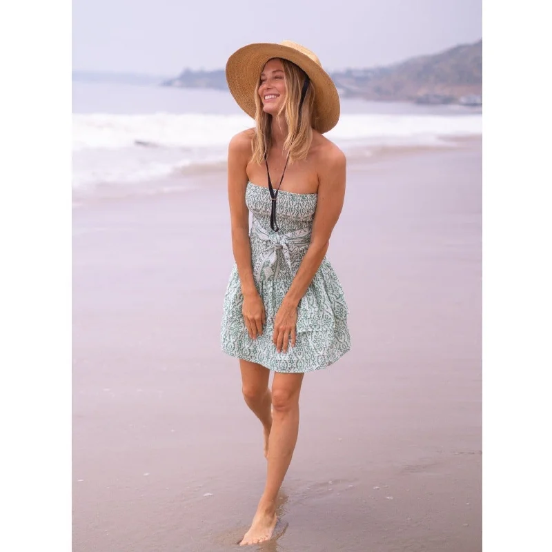 Pleated Smocked Mini Dress Cozy Sweater Mini Dress