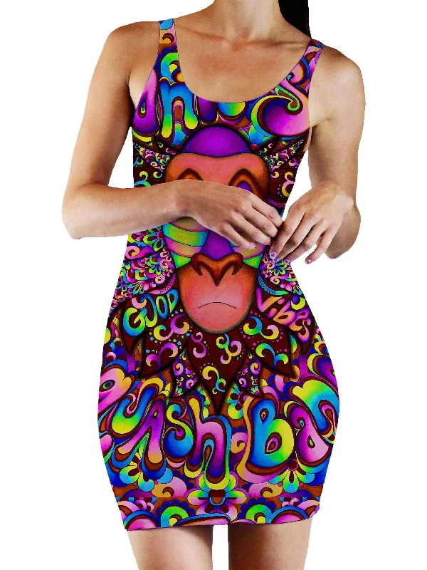 Rafiki Vibes Bodycon Mini Dress Comfortable One-Shoulder Mini Dress