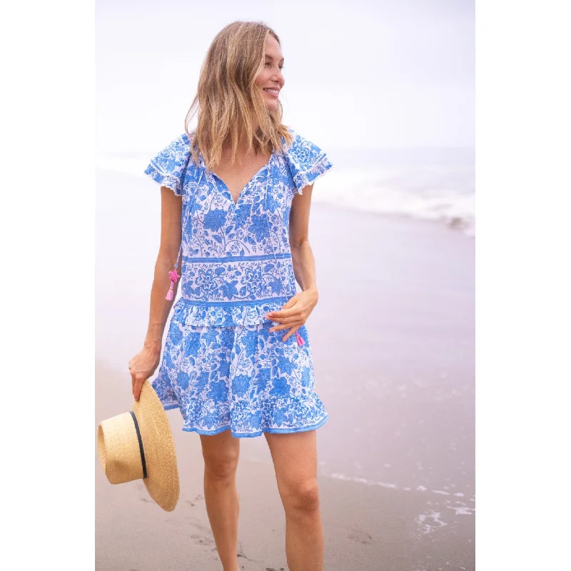 Sadie Mini Dress- Cotton Comfortable Shift Mini Dress