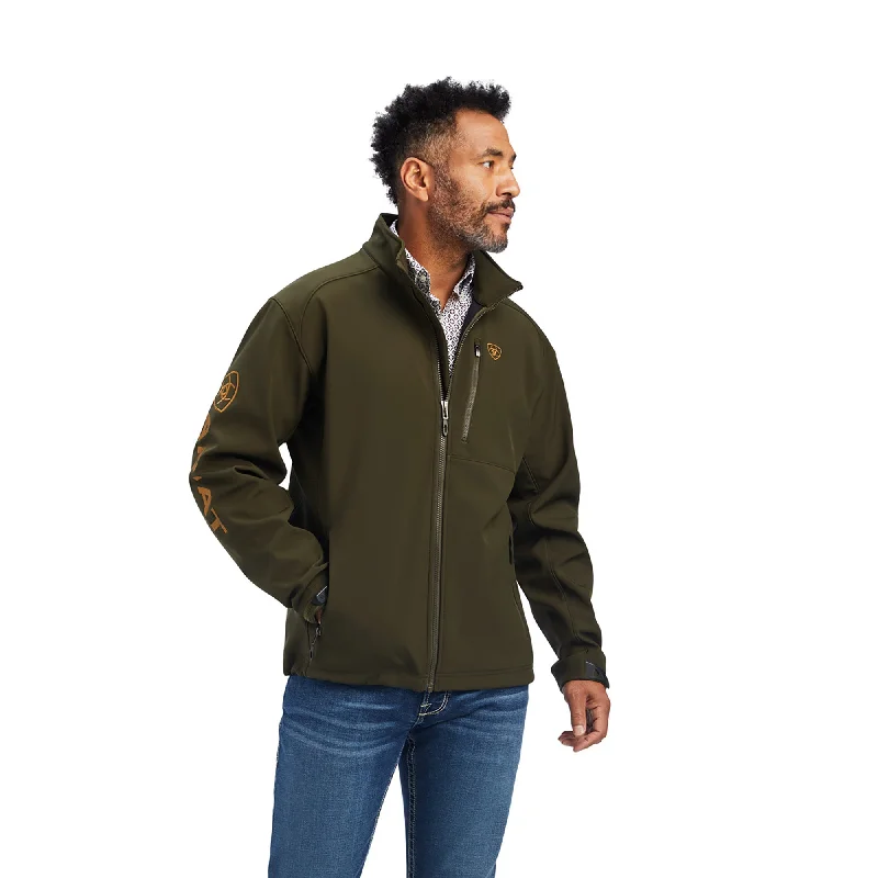 Ariat® Men's Logo 2.0 Brine Olive Softshell Jacket 10041615 Oversized Jacket Tailored Jacket Straight Jacket Ariat® Men's Logo 2.0 Brine Olive Softshell Jacket 10041615 Oversized Jacket Tailored Jacket Straight Jacket