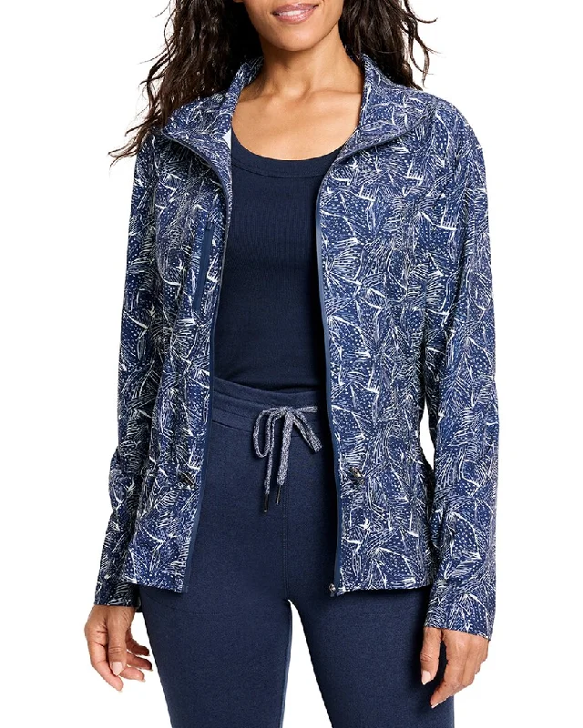 Nic & Zoe Falling Fans Tech Stretch Jacket Fleece Jacket Down Jacket Parka