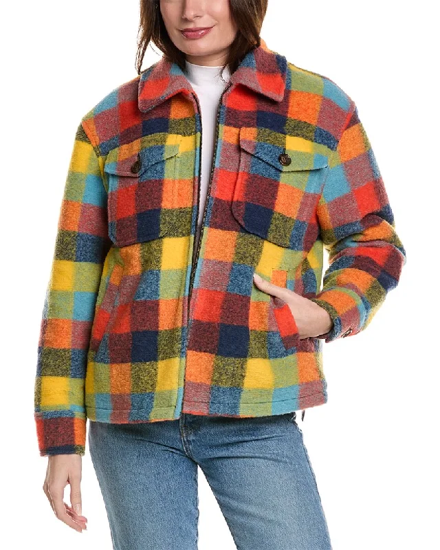 Mother The After School Wool-Blend Jacket One-Shoulder Jacket Off-the-Shoulder Jacket Asymmetrical Jacket Mother The After School Wool-Blend Jacket One-Shoulder Jacket Off-the-Shoulder Jacket Asymmetrical Jacket