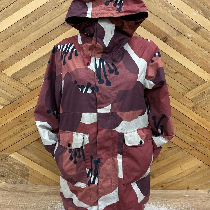 Burton - Women's Ski Jacket - MSRP comp $320: Pink/Purple/White-women-SM Quilted Jacket Puffer Jacket Insulated Jacket Burton - Women's Ski Jacket - MSRP comp $320: Pink/Purple/White-women-SM Quilted Jacket Puffer Jacket Insulated Jacket