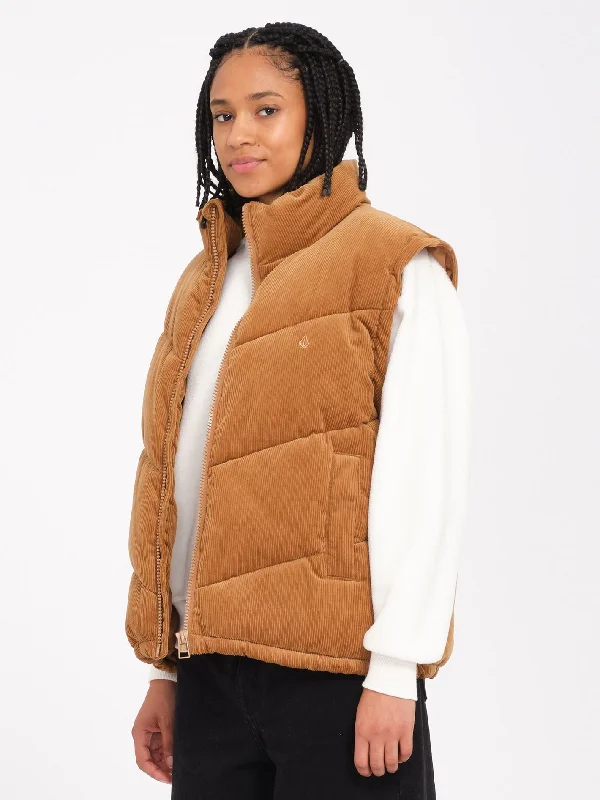 Cord'N Puff Jacket - Vintage Brown Oversized Jacket Tailored Jacket Straight Jacket Cord'N Puff Jacket - Vintage Brown Oversized Jacket Tailored Jacket Straight Jacket