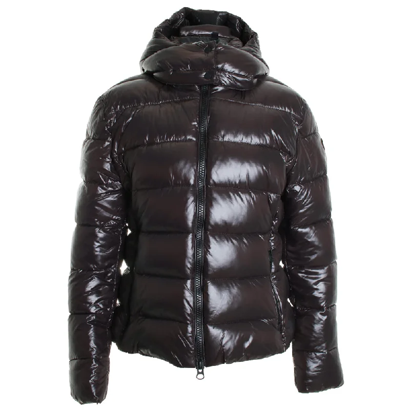 Cosmary Hooded Puffer Jacket Satin Jacket Silk Jacket Chiffon Jacket