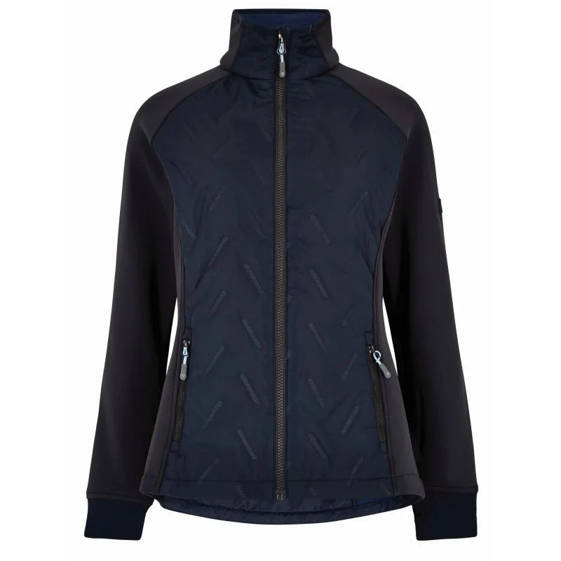 Dubarry Ferndale Ladies Primaloft Hybrid Jacket - Navy Denim Fabric Leather Fabric Suede Fabric Dubarry Ferndale Ladies Primaloft Hybrid Jacket - Navy Denim Fabric Leather Fabric Suede Fabric