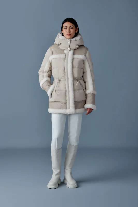 Mackage - Lilibeth Jacket in Trench Mesh Jacket Canvas Jacket Denim Jacket