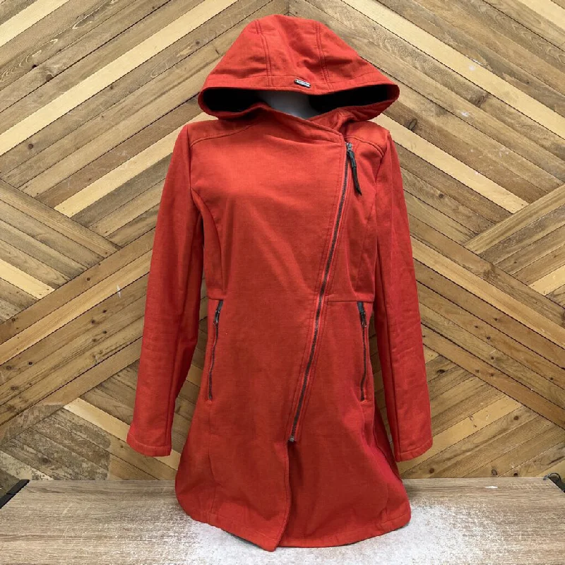 Mia Melon - Women's Houston Long Softshell Jacket - MSRP $312: Orange-women-LG V-Neck Jacket Boat Neck Jacket Square Neck Jacket Mia Melon - Women's Houston Long Softshell Jacket - MSRP $312: Orange-women-LG V-Neck Jacket Boat Neck Jacket Square Neck Jacket