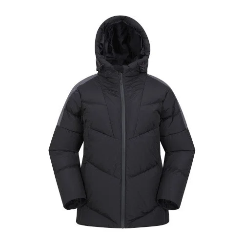 Mountain Warehouse Womens/Ladies Oslo Extreme Down Padded Jacket Denim Fabric Leather Fabric Suede Fabric Mountain Warehouse Womens/Ladies Oslo Extreme Down Padded Jacket Denim Fabric Leather Fabric Suede Fabric