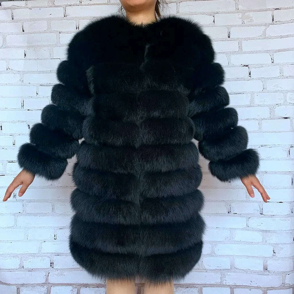 NEW style  4in1 real fur coats Women Natural Real Fur Jackets Vest Winter Outerwear Women fox fur coat high quality fur Clothes Snapped Jacket Toggled Jacket Drawstring Jacket