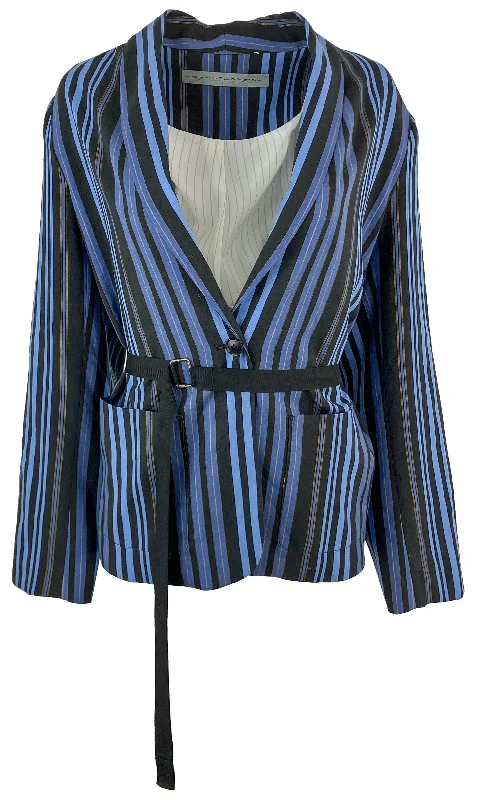 Raquel Allegra Sueded Tencel Jai Jacket in Sea Corduroy Jacket Velvet Jacket Brocade Jacket Raquel Allegra Sueded Tencel Jai Jacket in Sea Corduroy Jacket Velvet Jacket Brocade Jacket
