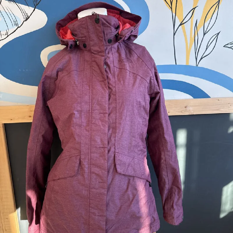The North Face - Women's Insulated Shell Jacket - MSRP $315: Maroon/Pink-women-SM Tailored Jacket Straight Jacket A-Line Jacket The North Face - Women's Insulated Shell Jacket - MSRP $315: Maroon/Pink-women-SM Tailored Jacket Straight Jacket A-Line Jacket