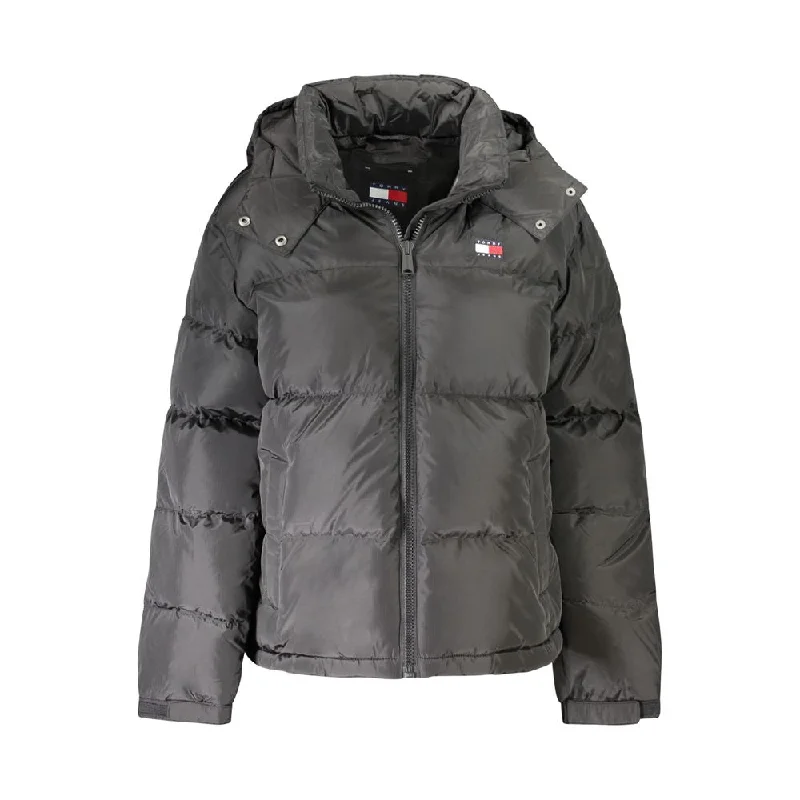 Tommy Hilfiger Black Polyester Jackets & Coat Satin Jacket Silk Jacket Chiffon Jacket Tommy Hilfiger Black Polyester Jackets & Coat Satin Jacket Silk Jacket Chiffon Jacket