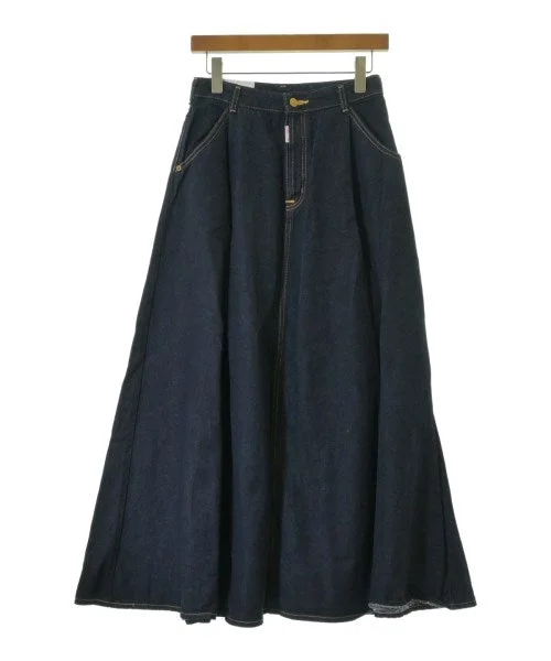 SOMETHING Long/Maxi length skirts pleated skirt texture