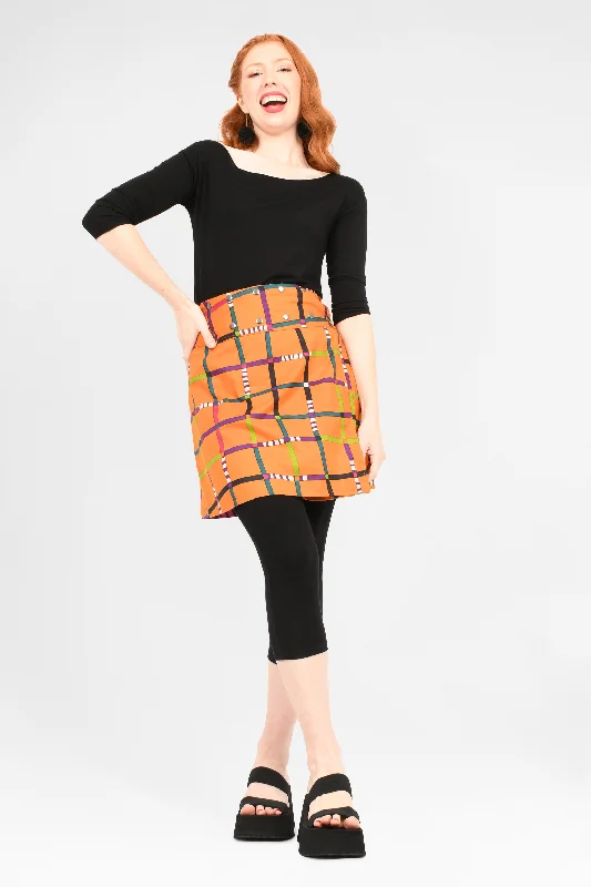 Aluula Short Reversible Button Skirt wool skirt warm