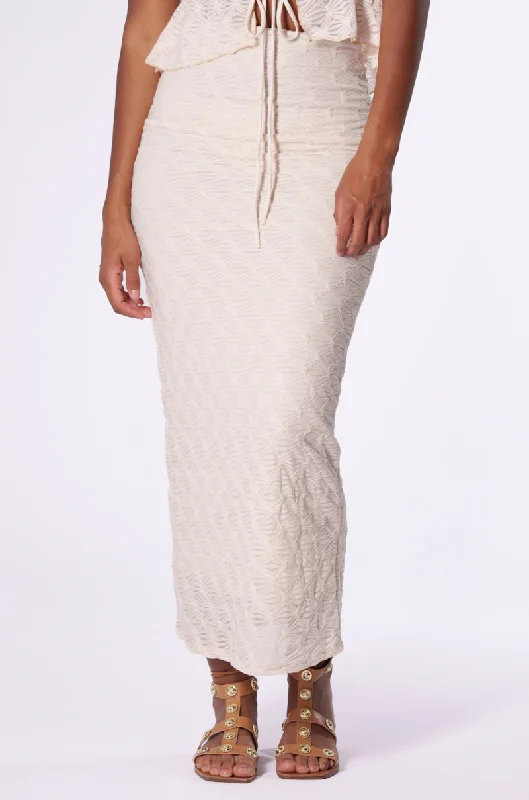 EASY TO BE LOVED MAXI SKIRT wrap skirt elegant