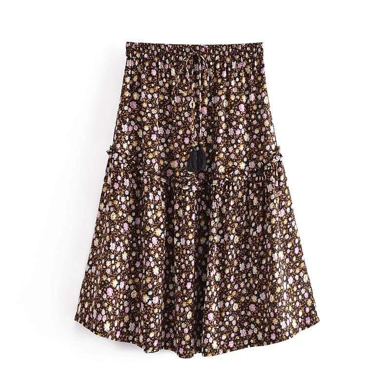 Gael Mini Skirt cashmere skirt rich