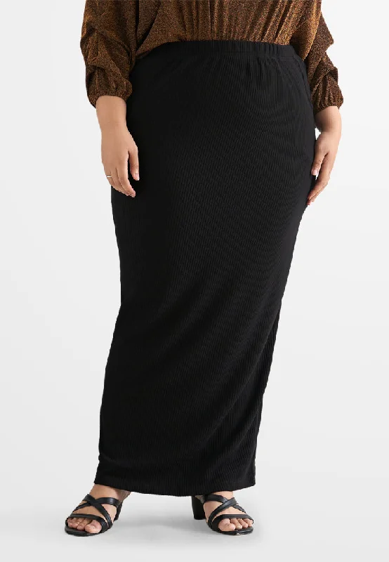 Reese True Ribbed Pencil Skirt corduroy skirt durable