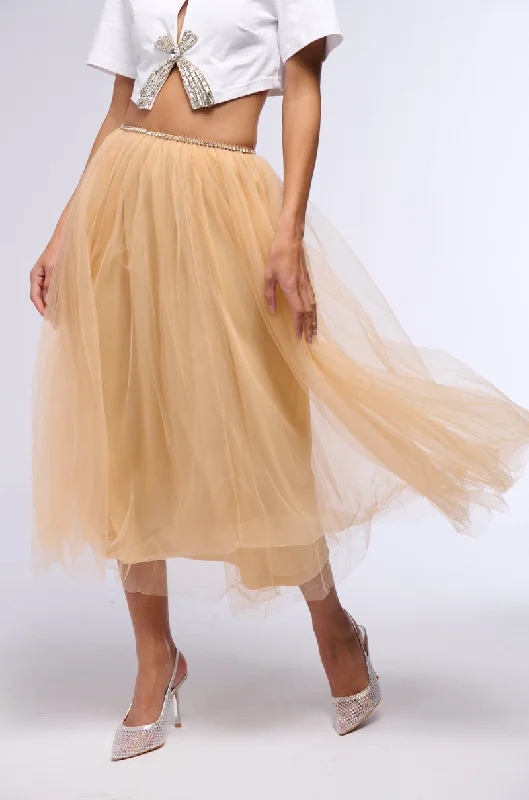 SWEET DREAMS MAXI SKIRT ribbed skirt waist